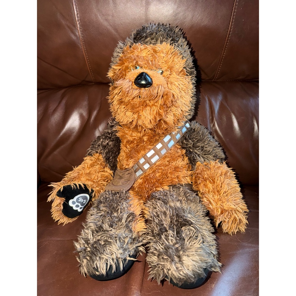Build A Bear‎ Star Wars Chewbacca Plush Stuffed Animal Wookiee with Bandolier